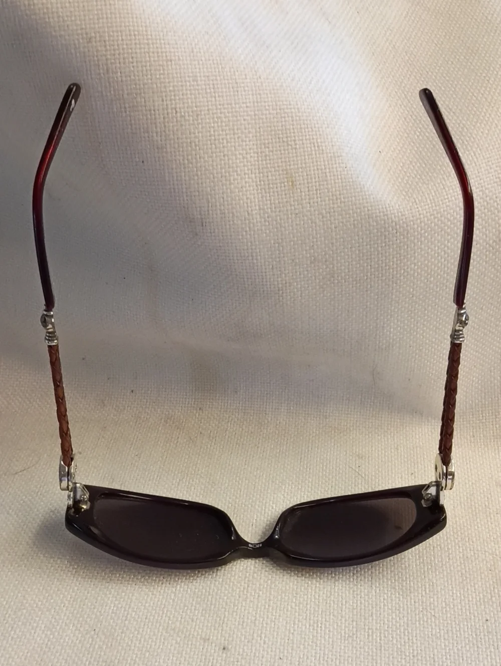 Brighton Women's Sunglasses, Brown Frame And Lens, Silver Hardware